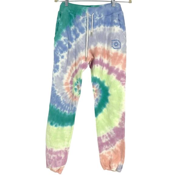 Daydreamer Tie Dye Cotton Jogger Sweatpants Women's Small NWOT - Picture 1 of 8